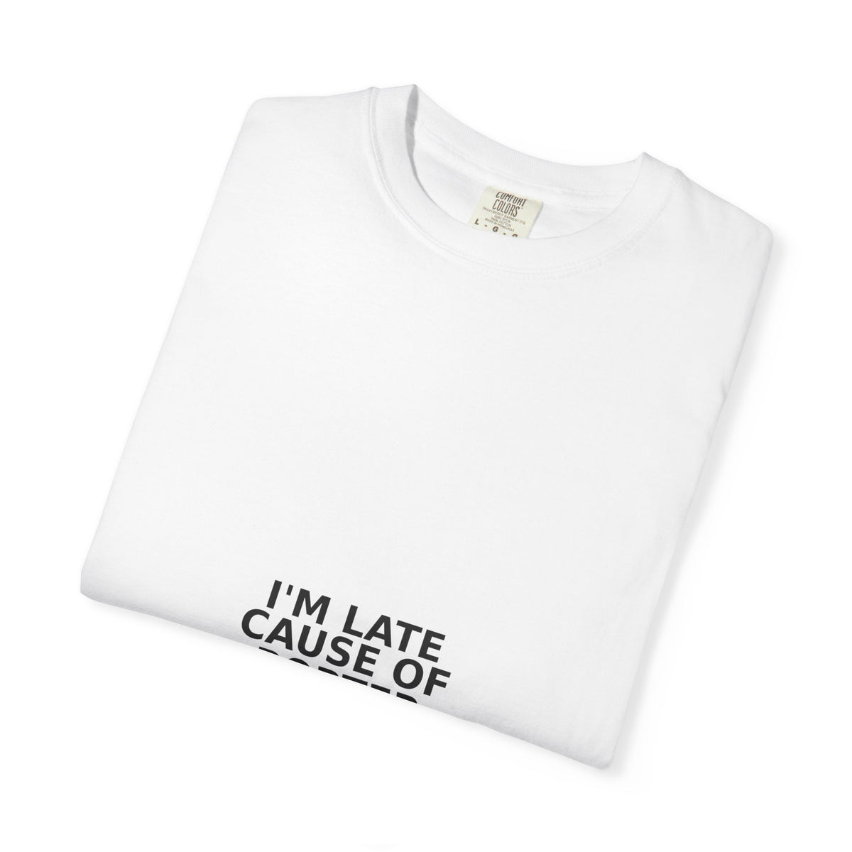 I'm Late Cause of Porter Airlines T-Shirt | Flight Delay Tee